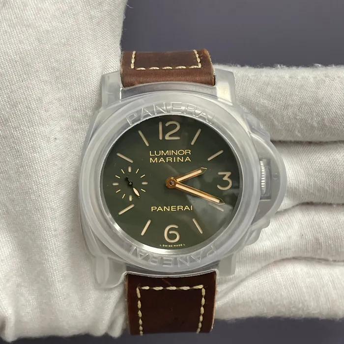 Panerai Luminor 44mm Green Dial Watch Ref PAM00911 Happy Jewelers Watches Panerai Luminor 44mm Green Dial Watch Ref PAM00911 Happy Jewelers Watches