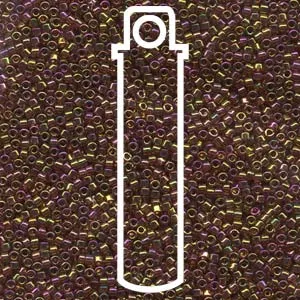 PreStyled Sets Miyuki DB103TB 110 Delica Beads Gold Red Luster 72g Tube