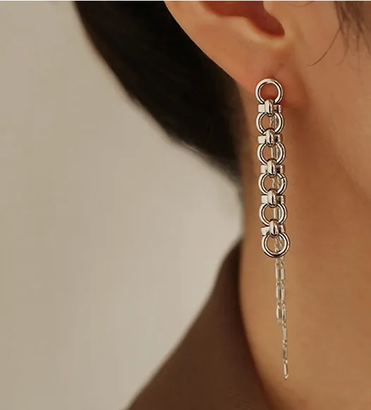 Refined by AnnaKaci Earrings Chain Tassels Dangle Earrings