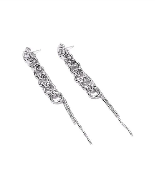 Refined by AnnaKaci Earrings Chain Tassels Dangle Earrings