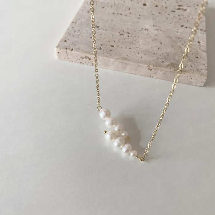 Refined by AnnaKaci Necklaces Layered Pearls Necklace
