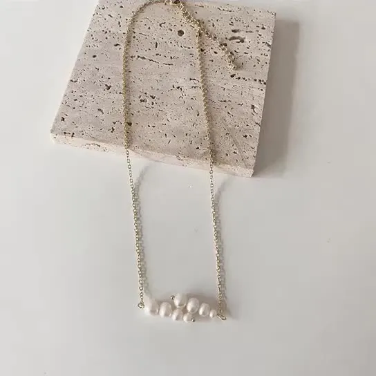 Refined by AnnaKaci Necklaces Layered Pearls Necklace Refined by AnnaKaci Necklaces Layered Pearls Necklace