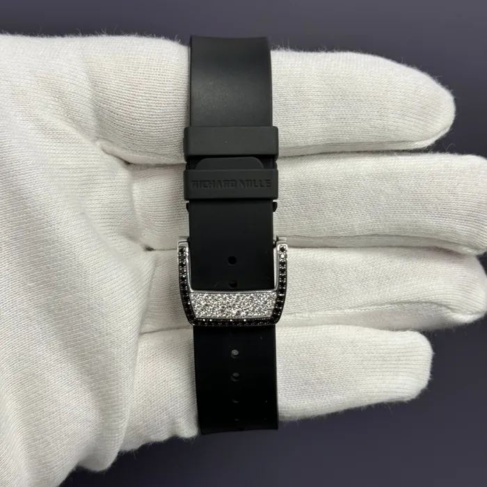 Richard Mille RM7101 Factory Set White Gold Skeleton Dial Watch Ref RM7101 Happy Jewelers Watches Richard Mille RM7101 Factory Set White Gold Skeleton Dial Watch Ref RM7101 Happy Jewelers Watches