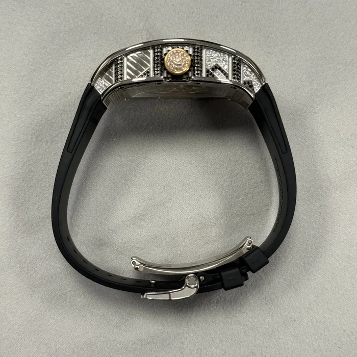 Richard Mille RM7101 Factory Set White Gold Skeleton Dial Watch Ref RM7101 Happy Jewelers Watches Richard Mille RM7101 Factory Set White Gold Skeleton Dial Watch Ref RM7101 Happy Jewelers Watches