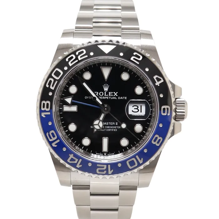 Rolex GMTMaster II 40mm Black Dial Watch Ref 126710BLNR Happy Jewelers Watches