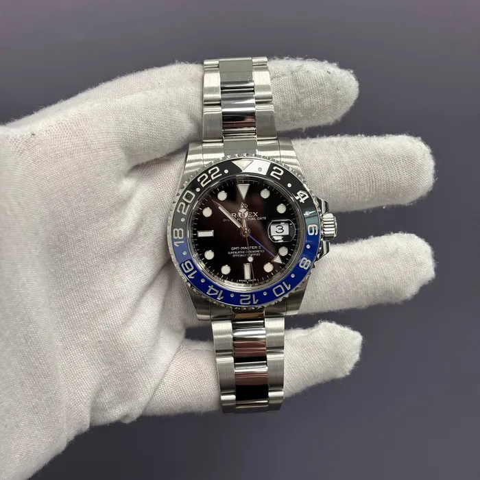 Rolex GMTMaster II 40mm Black Dial Watch Ref 126710BLNR Happy Jewelers Watches Rolex GMTMaster II 40mm Black Dial Watch Ref 126710BLNR Happy Jewelers Watches
