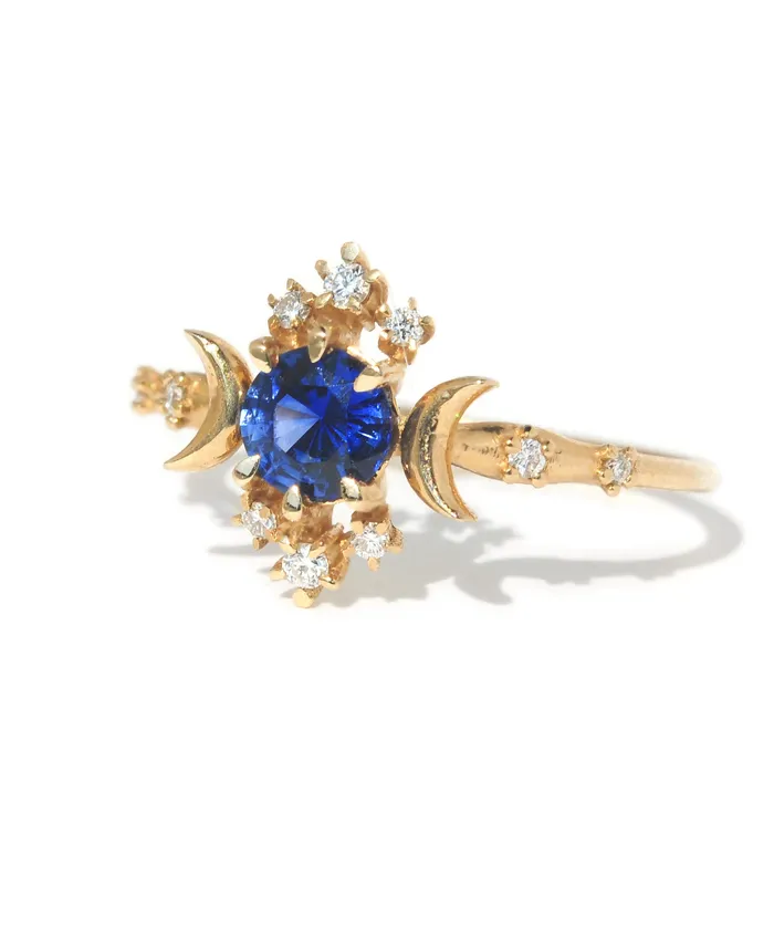 Sofia Zakia Rings Sapphire Wandering Star Ring