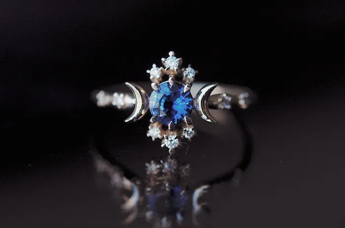 Sofia Zakia Rings Sapphire Wandering Star Ring