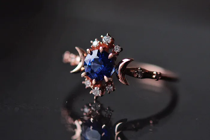 Sofia Zakia Rings Sapphire Wandering Star Ring