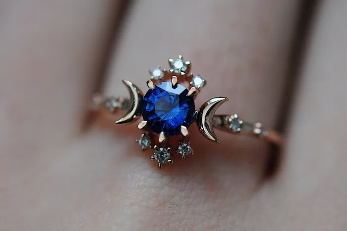 Sofia Zakia Rings Sapphire Wandering Star Ring