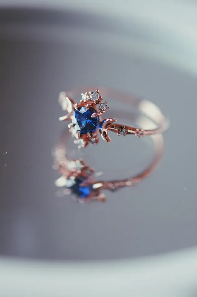Sofia Zakia Rings Sapphire Wandering Star Ring