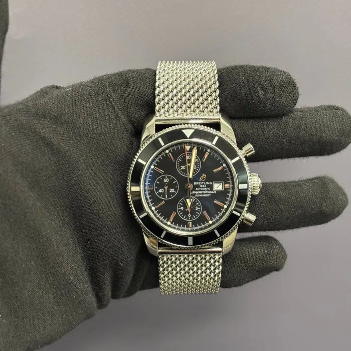 Watches Breitling Superocean 46mm Black Dial Watch Ref A13320 Happy Jewelers Watches Breitling Superocean 46mm Black Dial Watch Ref A13320 Happy Jewelers