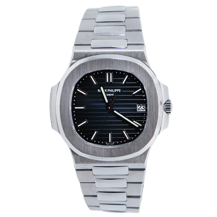 Watches Happy Jewelers Patek Philippe Nautilus 40mm Blue Dial Watch Ref 57111A010