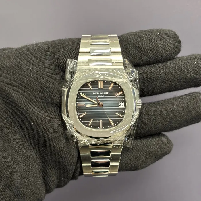 Watches Happy Jewelers Patek Philippe Nautilus 40mm Blue Dial Watch Ref 57111A010 Watches Happy Jewelers Patek Philippe Nautilus 40mm Blue Dial Watch Ref 57111A010
