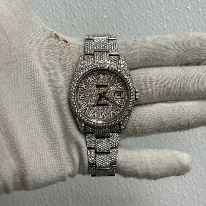 Watches Happy Jewelers Rolex Datejust 41mm Pave Dial Watch Ref 126300 Watches Happy Jewelers Rolex Datejust 41mm Pave Dial Watch Ref 126300