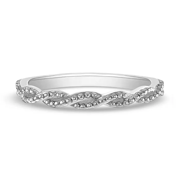 Womens Rings Rings Twisted Band Womens Ring Sterling Silver