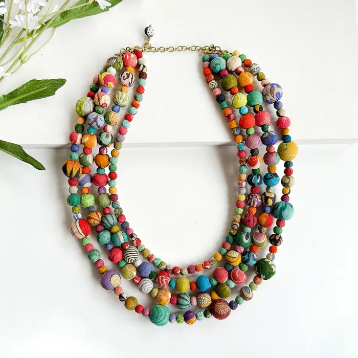 WorldFinds Necklaces Kantha Catalina Necklace