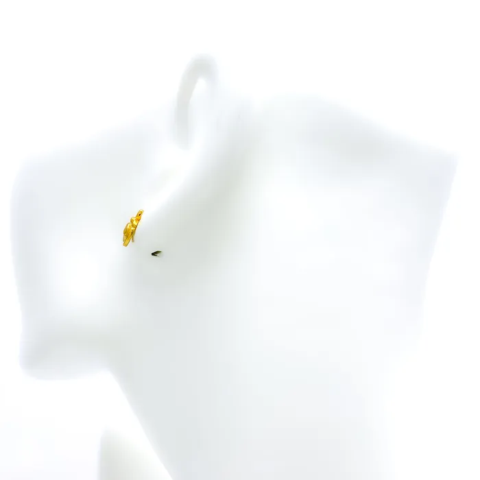Andaaz Jewelers Earrings Ornate Delicate 22k Gold Top Earrings