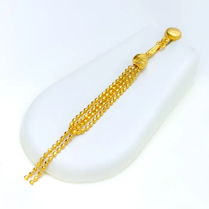 Andaaz Jewelers Necklaces Shiny Sophisticated Chic 22K Gold Necklace Set