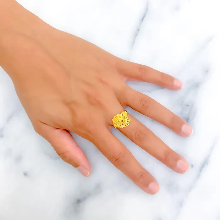 Andaaz Jewelers Rings Artistic Fancy 22K Gold Ring