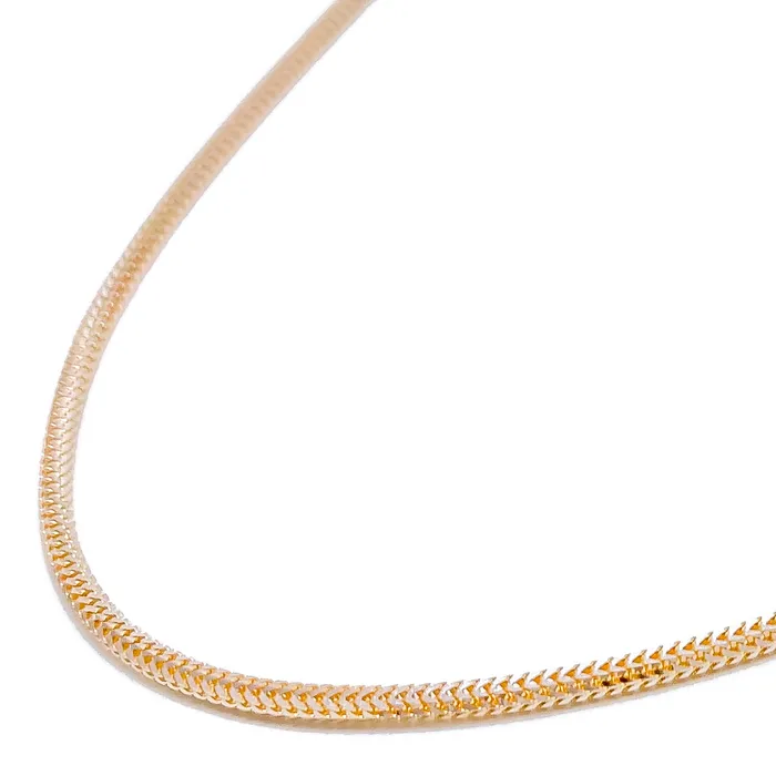 Andaaz Jewelers Rings Graceful TwoTone 22k Gold Dragon Chain 20