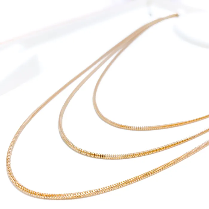 Andaaz Jewelers Rings Graceful TwoTone 22k Gold Dragon Chain 20