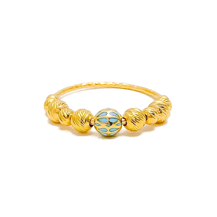 Andaaz Jewelers Rings Radiant Fashionable 21k Gold Ring