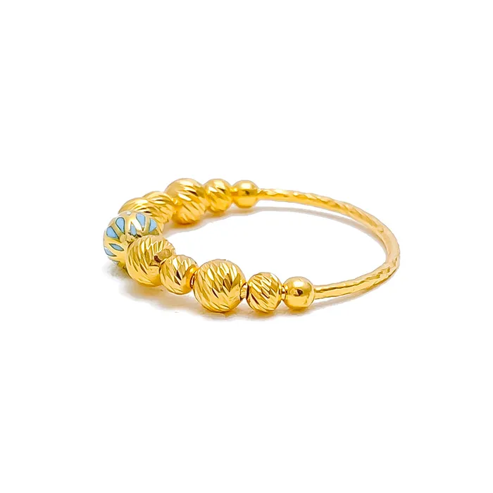 Andaaz Jewelers Rings Radiant Fashionable 21k Gold Ring