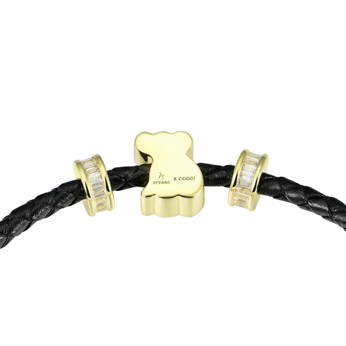 APORRO X COOGI Koala Adjustable Leather Bracelet 3mm aporro Bracelets