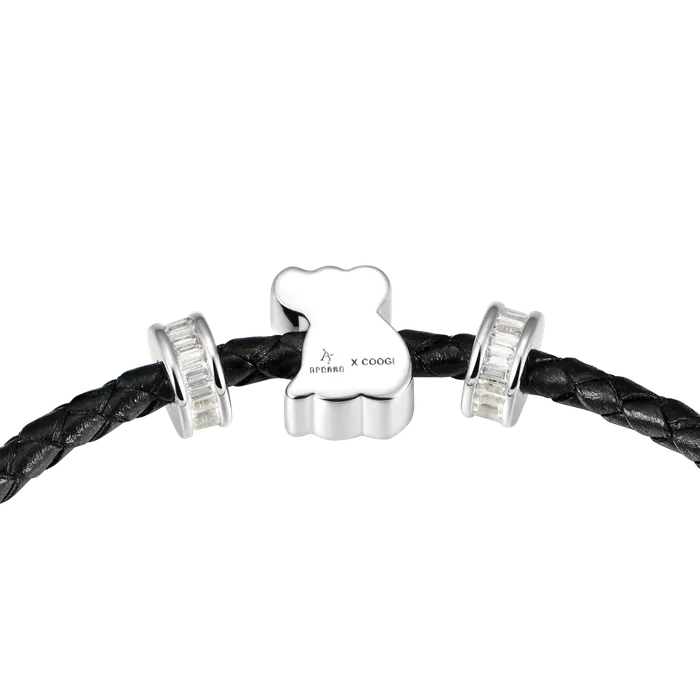 APORRO X COOGI Koala Adjustable Leather Bracelet 3mm aporro Bracelets