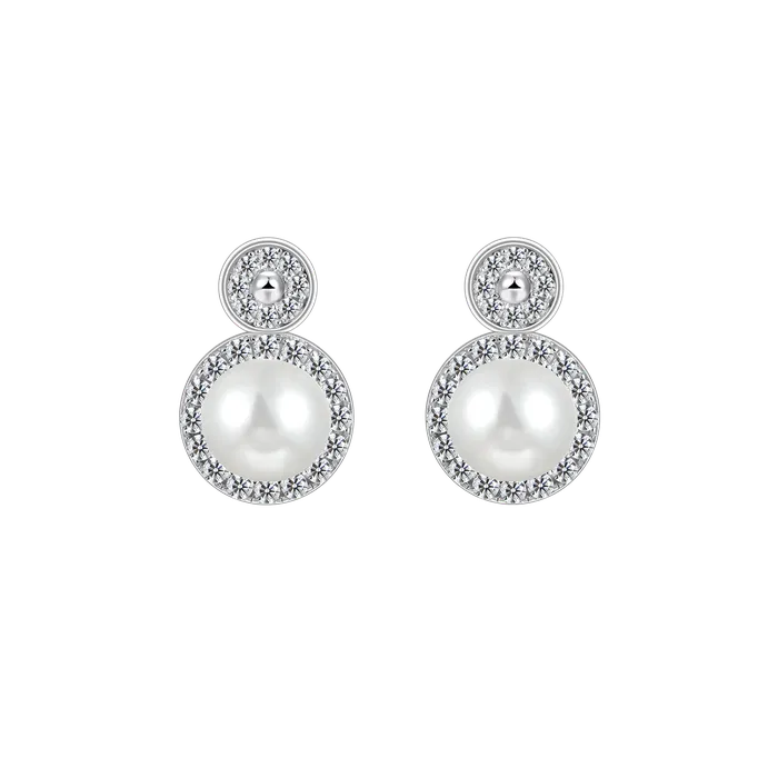 Barbed Wire Pearl Hoop Earring Single old Earrings