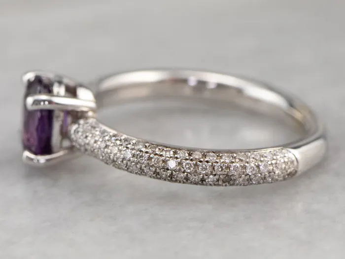 BiColored Sapphire and Diamond Ring Market Square Jewelers Rings BiColored Sapphire and Diamond Ring Market Square Jewelers Rings