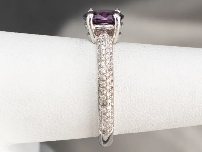 BiColored Sapphire and Diamond Ring Market Square Jewelers Rings BiColored Sapphire and Diamond Ring Market Square Jewelers Rings