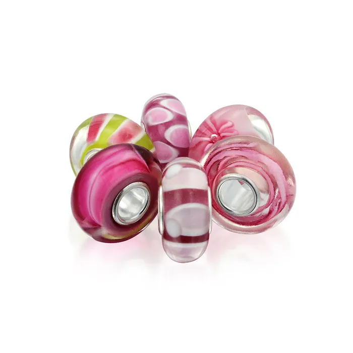 BlingJewelry Wholesale Bracelets Mixed Set Sterling Silver Core Murano Glass Charm Bead for European Bracelet BlingJewelry Wholesale Bracelets Mixed Set Sterling Silver Core Murano Glass Charm Bead for European Bracelet