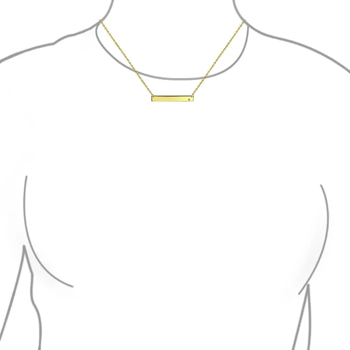 BlingJewelry Wholesale Inspirational Flat Bar Name Pendant Necklace 14K Gold Plated with Birthstone Necklaces BlingJewelry Wholesale Inspirational Flat Bar Name Pendant Necklace 14K Gold Plated with Birthstone Necklaces