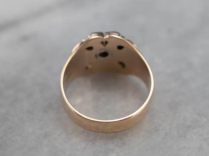 Bold Two Tone Gold Masonic Ring Market Square Jewelers Rings Bold Two Tone Gold Masonic Ring Market Square Jewelers Rings