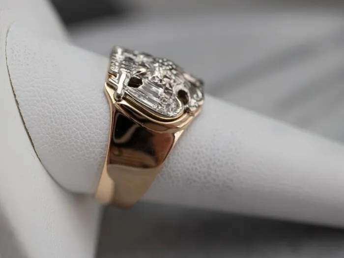 Bold Two Tone Gold Masonic Ring Market Square Jewelers Rings Bold Two Tone Gold Masonic Ring Market Square Jewelers Rings
