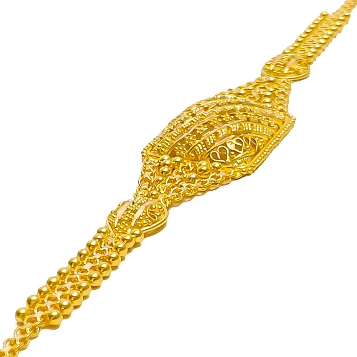 Bracelets Andaaz Jewelers Exquisite Traditional 22k Gold Bracelet