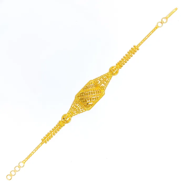 Bracelets Andaaz Jewelers Exquisite Traditional 22k Gold Bracelet
