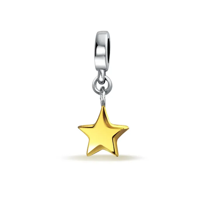 Bracelets BlingJewelry Wholesale Holiday USA Patriotic Star Dangle Charm Bead 14K Gold Plated Sterling Silver Fits Bracelet Bracelets BlingJewelry Wholesale Holiday USA Patriotic Star Dangle Charm Bead 14K Gold Plated Sterling Silver Fits Bracelet