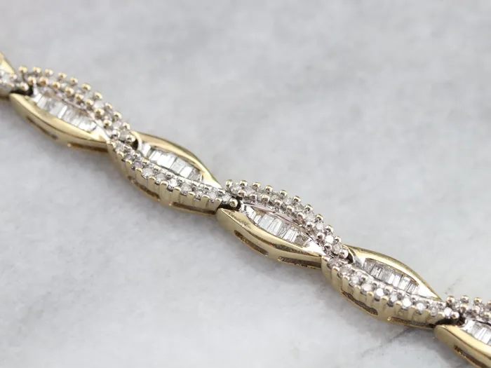 Bracelets Market Square Jewelers Marquise Shape Diamond Link Bracelet Bracelets Market Square Jewelers Marquise Shape Diamond Link Bracelet