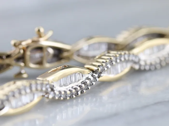 Bracelets Market Square Jewelers Marquise Shape Diamond Link Bracelet Bracelets Market Square Jewelers Marquise Shape Diamond Link Bracelet