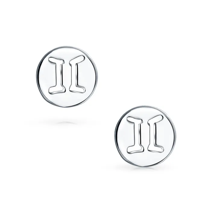 Celestial Zodiac Stud Earrings 12 Constellation Birth Month Sterling Silver BlingJewelry Wholesale Earrings Celestial Zodiac Stud Earrings 12 Constellation Birth Month Sterling Silver BlingJewelry Wholesale Earrings