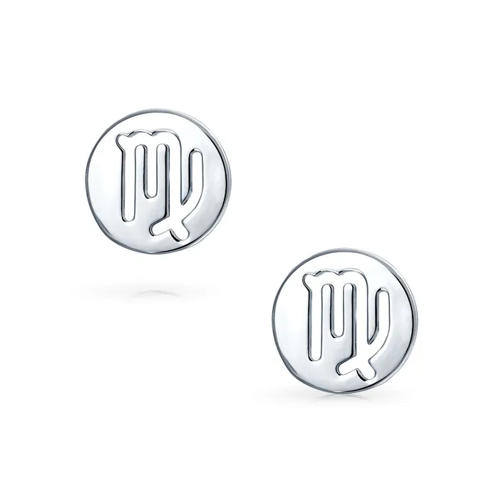 Celestial Zodiac Stud Earrings 12 Constellation Birth Month Sterling Silver BlingJewelry Wholesale Earrings Celestial Zodiac Stud Earrings 12 Constellation Birth Month Sterling Silver BlingJewelry Wholesale Earrings