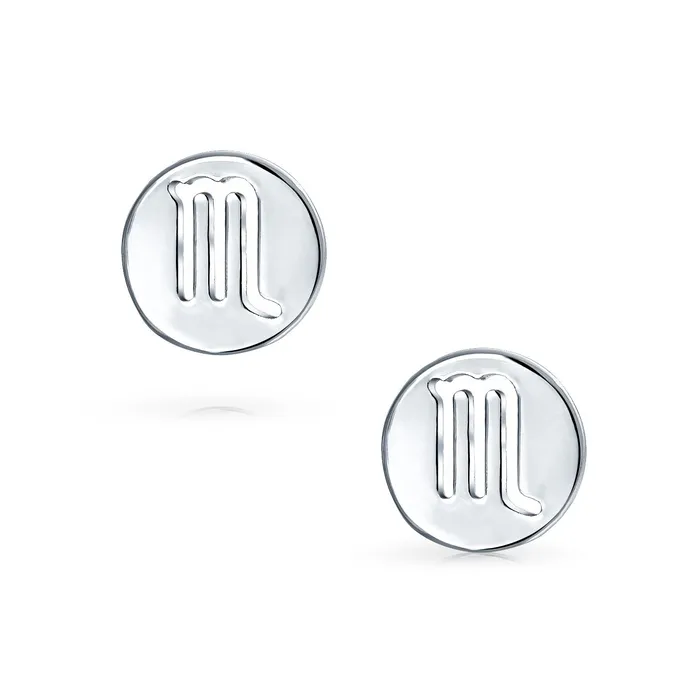 Celestial Zodiac Stud Earrings 12 Constellation Birth Month Sterling Silver BlingJewelry Wholesale Earrings Celestial Zodiac Stud Earrings 12 Constellation Birth Month Sterling Silver BlingJewelry Wholesale Earrings