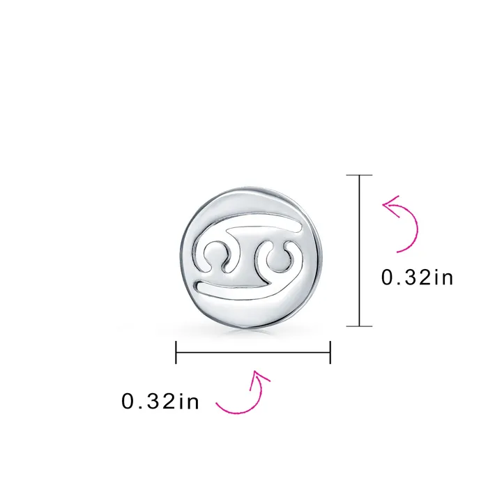 Celestial Zodiac Stud Earrings 12 Constellation Birth Month Sterling Silver BlingJewelry Wholesale Earrings Celestial Zodiac Stud Earrings 12 Constellation Birth Month Sterling Silver BlingJewelry Wholesale Earrings