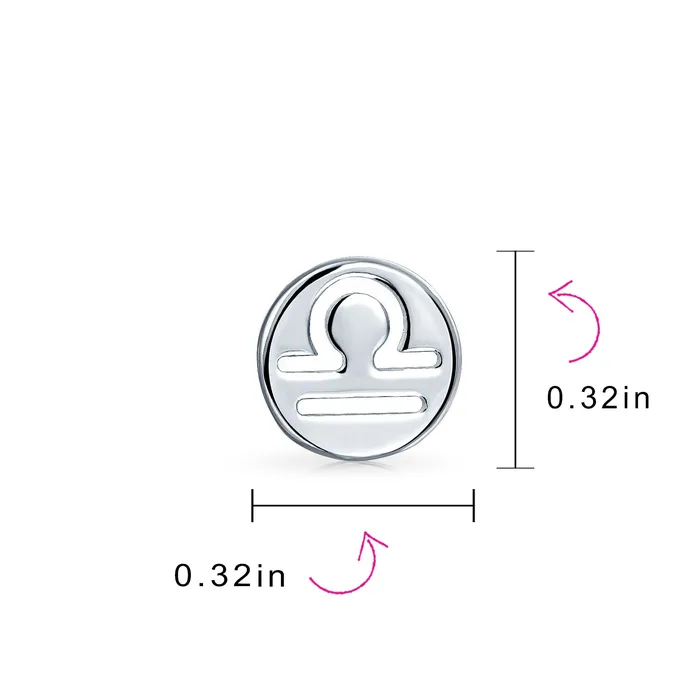 Celestial Zodiac Stud Earrings 12 Constellation Birth Month Sterling Silver BlingJewelry Wholesale Earrings Celestial Zodiac Stud Earrings 12 Constellation Birth Month Sterling Silver BlingJewelry Wholesale Earrings