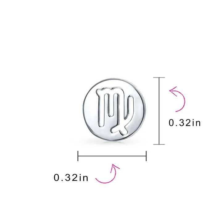 Celestial Zodiac Stud Earrings 12 Constellation Birth Month Sterling Silver BlingJewelry Wholesale Earrings Celestial Zodiac Stud Earrings 12 Constellation Birth Month Sterling Silver BlingJewelry Wholesale Earrings