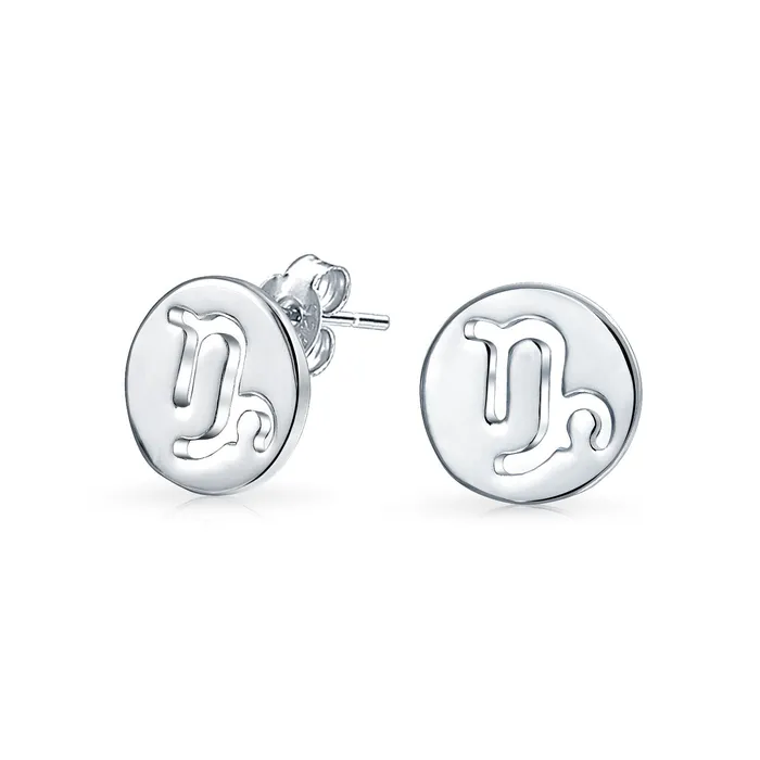 Celestial Zodiac Stud Earrings 12 Constellation Birth Month Sterling Silver BlingJewelry Wholesale Earrings Celestial Zodiac Stud Earrings 12 Constellation Birth Month Sterling Silver BlingJewelry Wholesale Earrings
