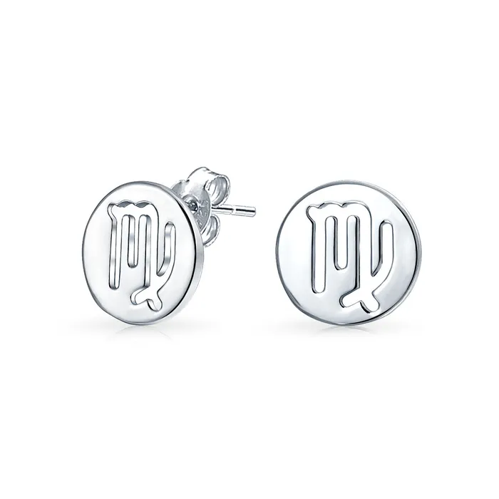 Celestial Zodiac Stud Earrings 12 Constellation Birth Month Sterling Silver BlingJewelry Wholesale Earrings Celestial Zodiac Stud Earrings 12 Constellation Birth Month Sterling Silver BlingJewelry Wholesale Earrings